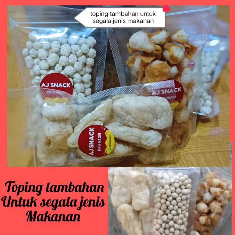 

PAKET CUANGKI tambahan toping bakso aci seblak dll