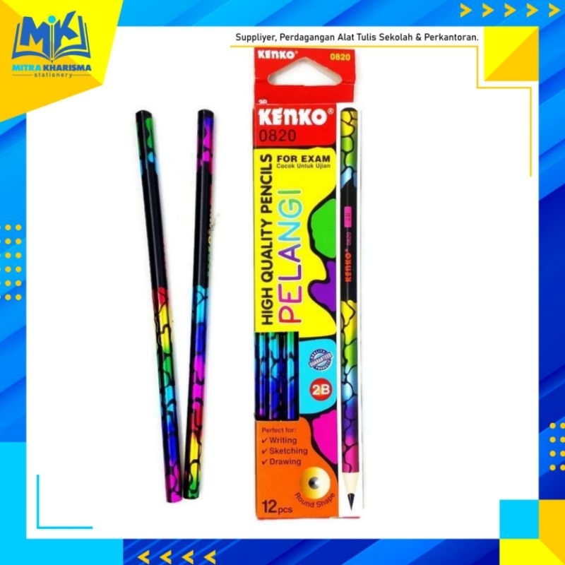 

Pensil 2B KENKO PELANGI 0820 Original