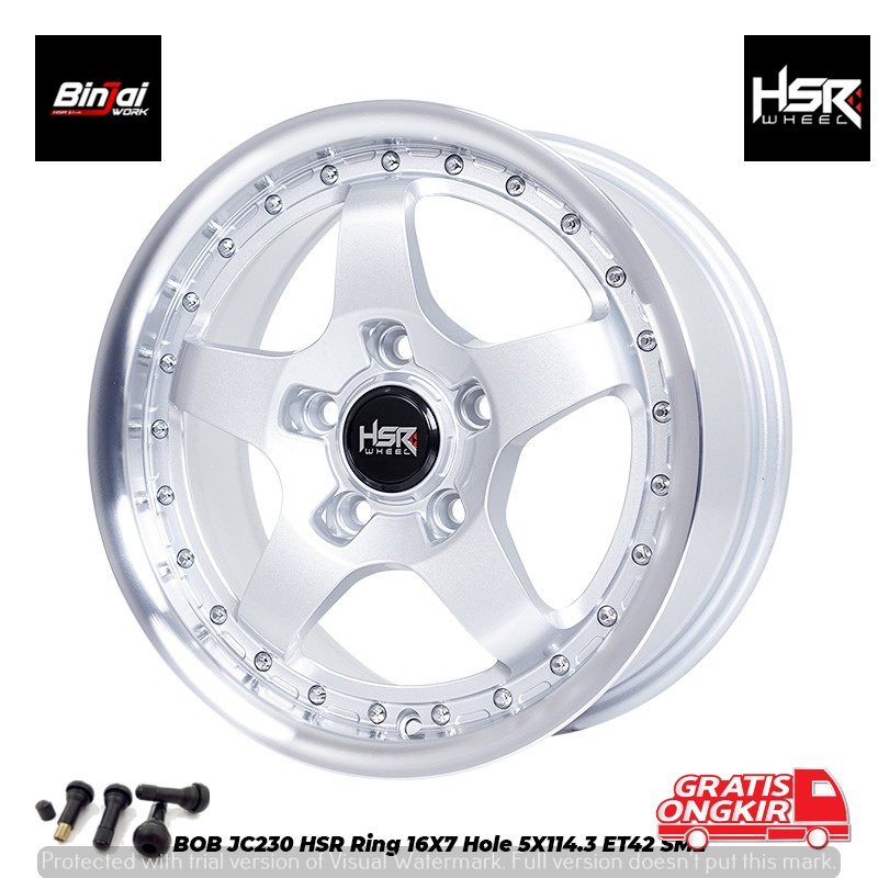 VELG HSR RING 16X7 COCOK DI MOBIL XPANDER ERTIGA INNOVA HRV