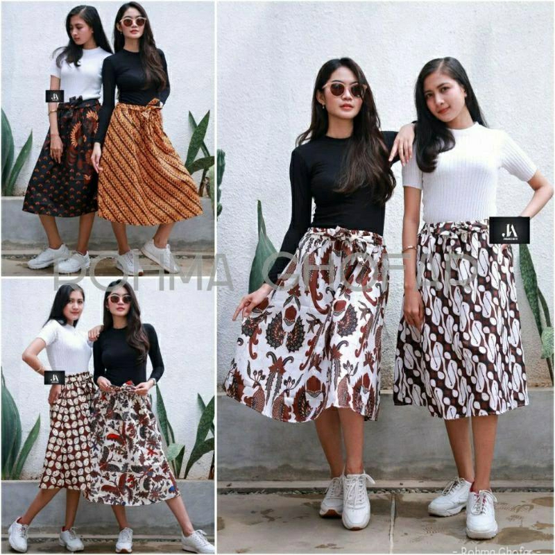 ROK PENDEK KAIN BATIK PEKALONGAN