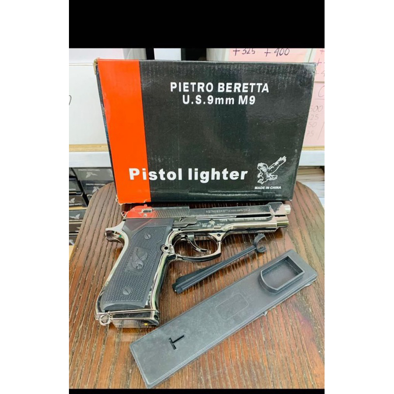 TERLARIS korek api pistol full besi bisa di kokang