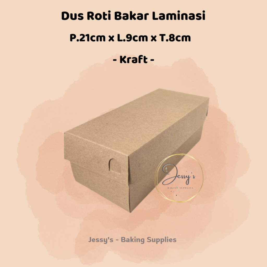 

Dus Roti Bakar Cokelat Laminasi P.21cm x L.9cm x T.8cm