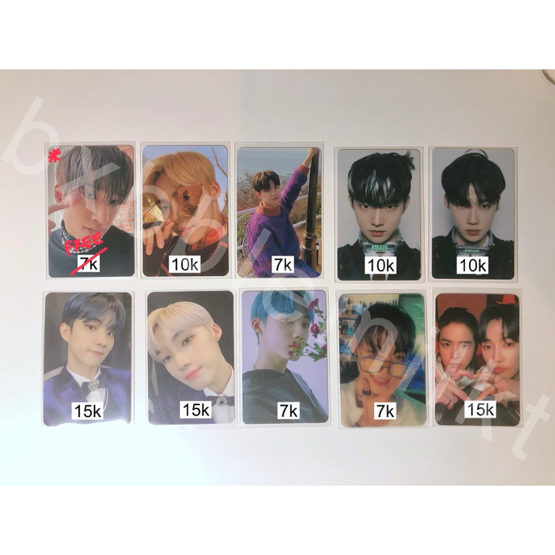 [READ DESC] clearance sale the boyz photocard sangyeon new chanhee q changmin younghoon unit id card