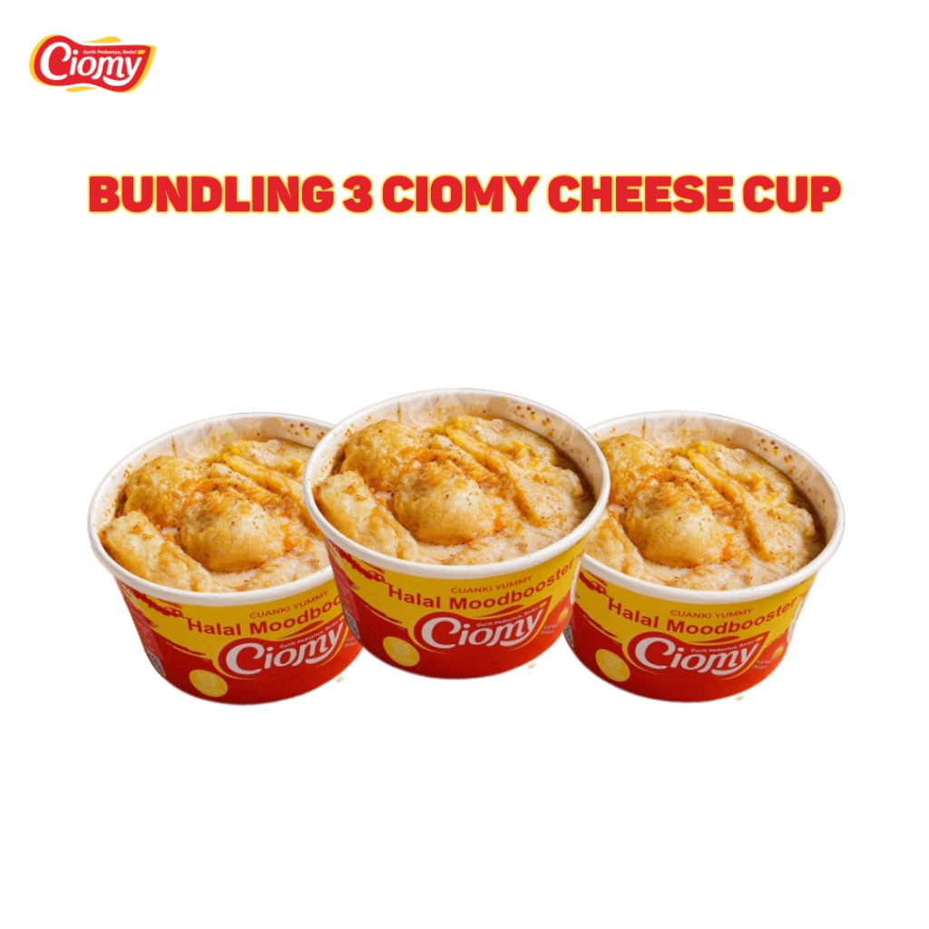 

Grosiran Murah CIOMY - Paket Bundling 3 Cuanki Cheese Cup Reguler !