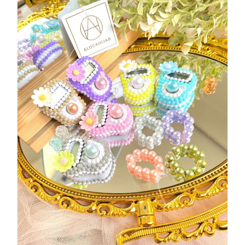 TASBIH DIGITAL CANTIK DAISY  TALI MUTIARA TASBIH DIGITAL LUCU