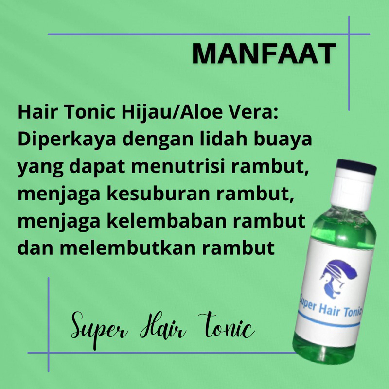 Super Hair Tonic Ramuan Penyubur Rambut Perawatan Rambut anti Rambut kusut Penyubur Rambut