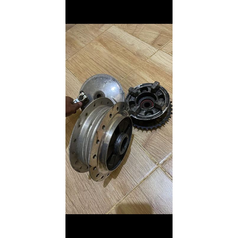 TROMOL KING SECOND ORIGINAL CHROME/SET NAP GIR/SET TUTUP KAMPAS