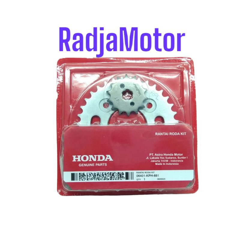 Gearset girset Kharisma Supra x 125 ASLI ORIGINAL AHM