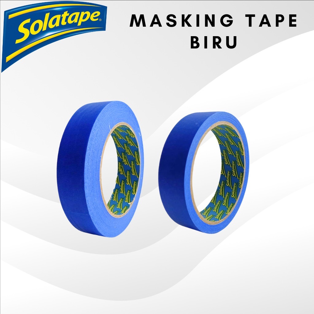 

Masking Tape Biru | Lakban Kertas Warna Biru | 1inch | 2inch