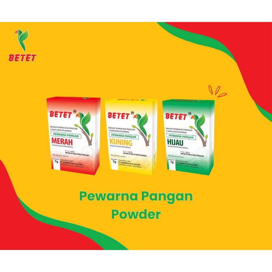 

Betet - Pewarna Pangan (Powder)