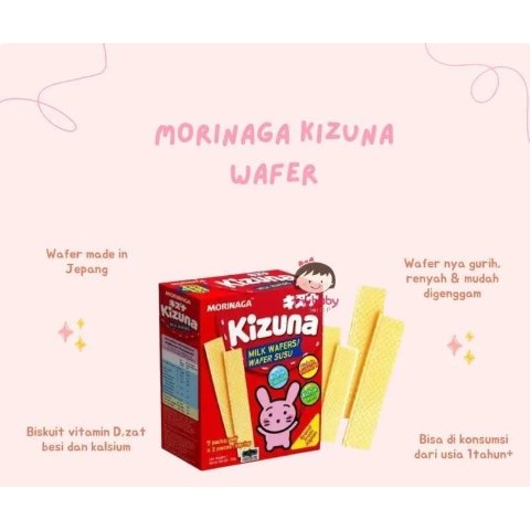 

MORINAGA KIZUNA MILK WAFER / wafer anak