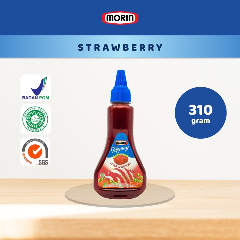 

Morin Topping Strawberry 310gr
