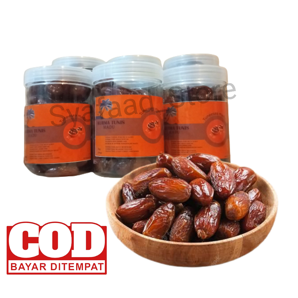 

Kurma Tunisia Madu Kemasan NEW Toples 500gr
