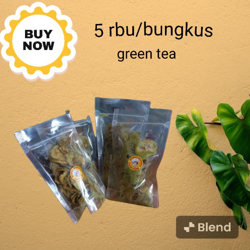

Keripik Pisang green tea