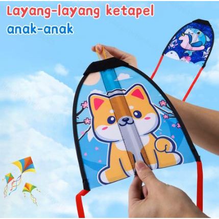 BISA COD Layang-Layang Anak Ukuran Mini / Layangan Karakter Lucu