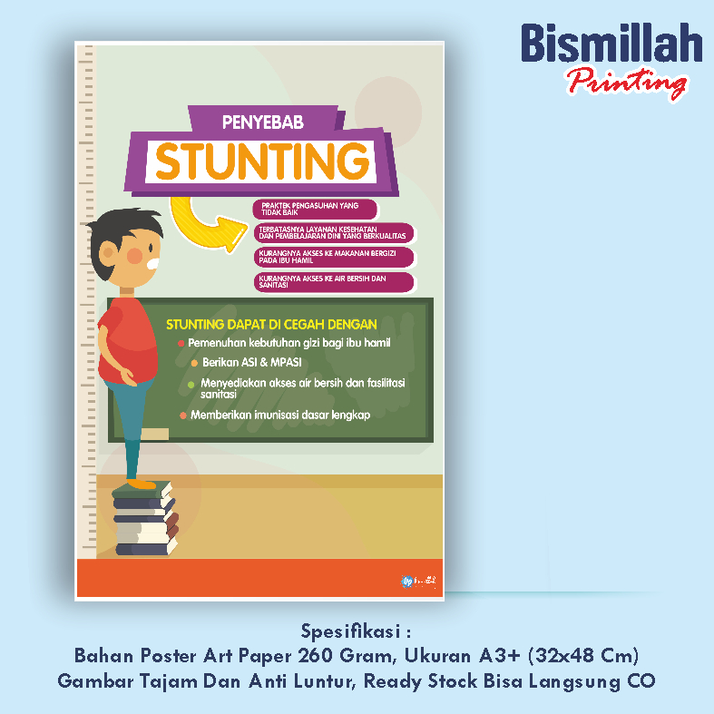 

Poster Kesehatan Penyebab Stunting