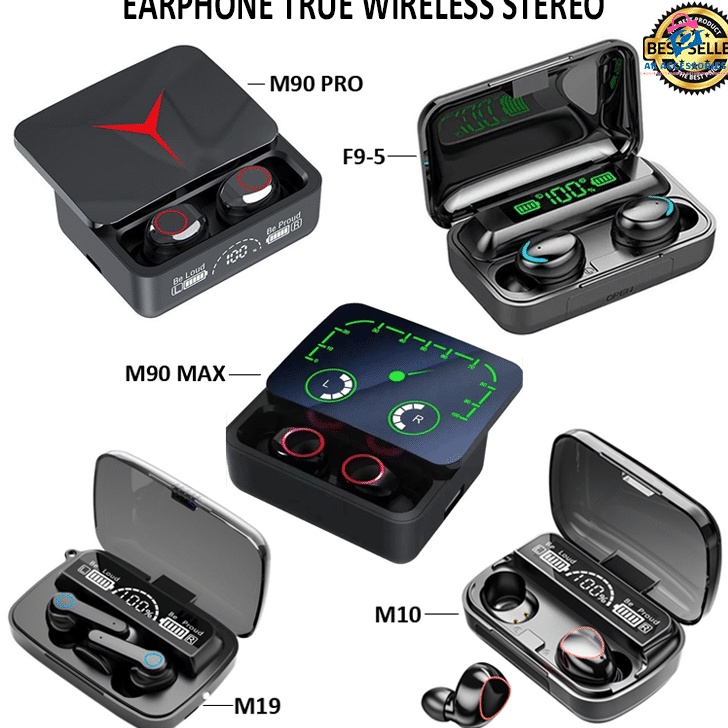 Paling Murah AKACC HEADSET BLUETOOTH TWS WIRELESS STEREO GAMING M10/F9-5/M19/M90 MAX/M90 PRO HANDSFR