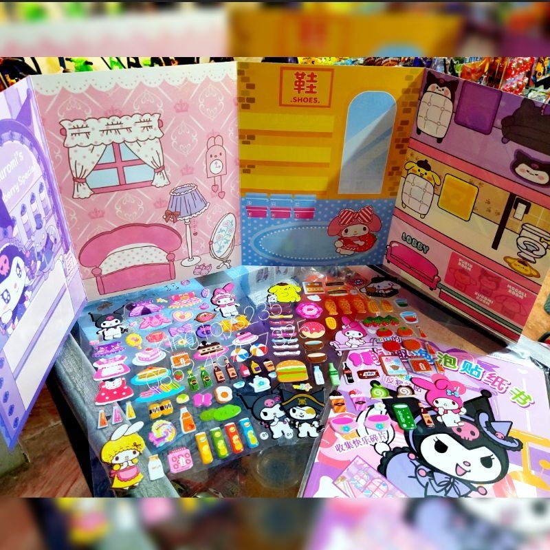 

Mainan Anak Stiker Timbul Sticker Hias Buku 3D Kado Unik Pontianak Momo Tempelan Hiasan