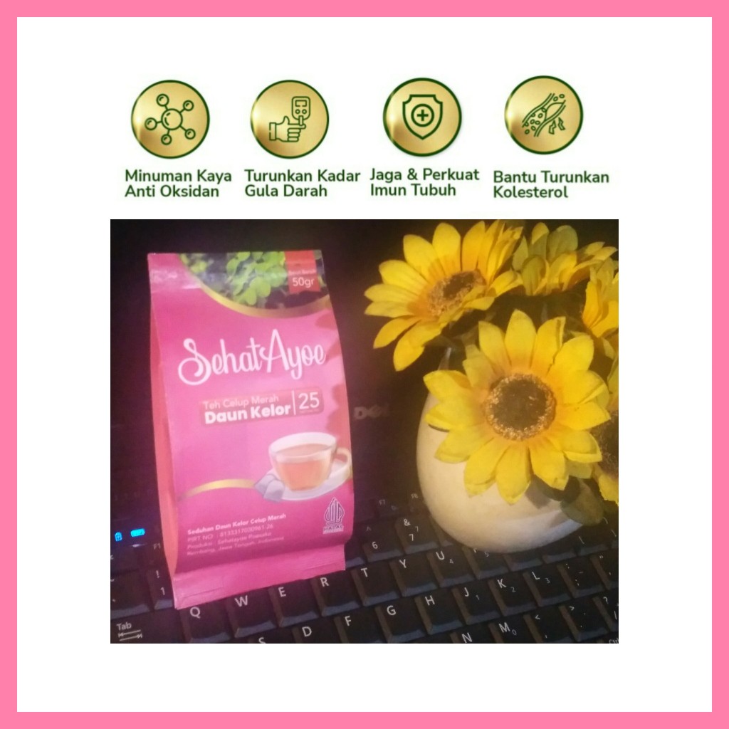 

Terapi Diabetes dengan Teh Moringa | Nikmati Teh Celup Merah Daun Kelor by SEHATAYOE - Rahasia Kesehatan dengan Teh Moringa Daun Kelor yang Ampuh!