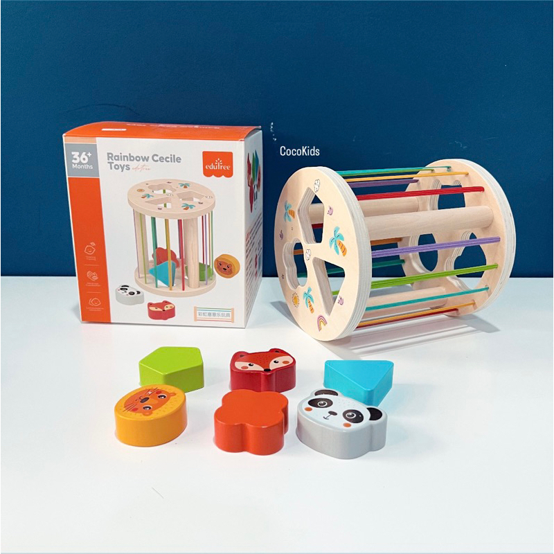 Mainan Bayi shape sorter  | Rainbow Cecile Toy  | Mainan Anak Shape Sorting