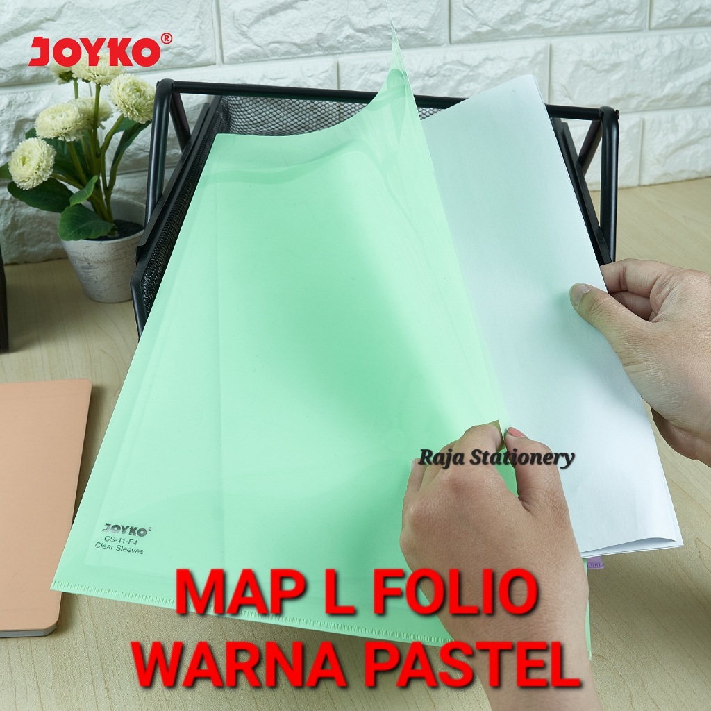 

Joyko Clear Sleeve F4 Holder Folder / Map L F4 Dokumen Folio CS-11-F4