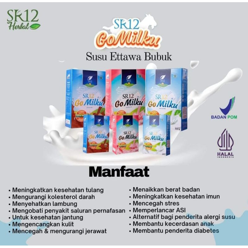 

Susu kambing etawa Gomilku SR12 200g