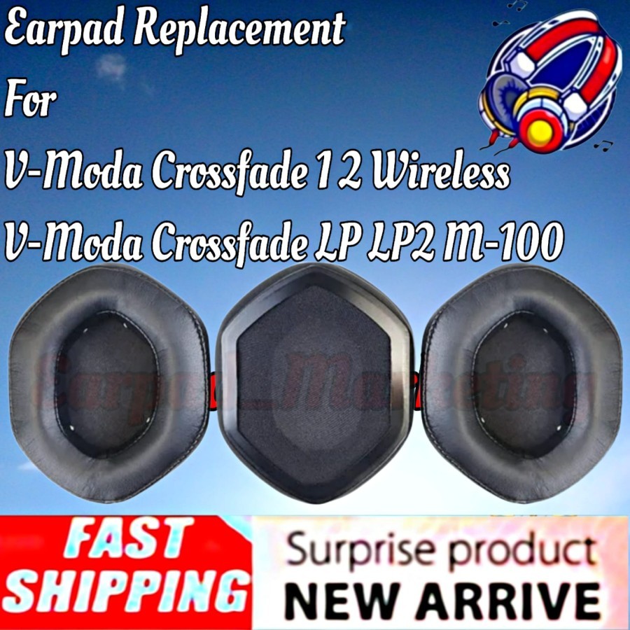 Sepasang Earcup Earpad Cushion V-Moda VMODA XL Crossfade M100 LP1 LP2