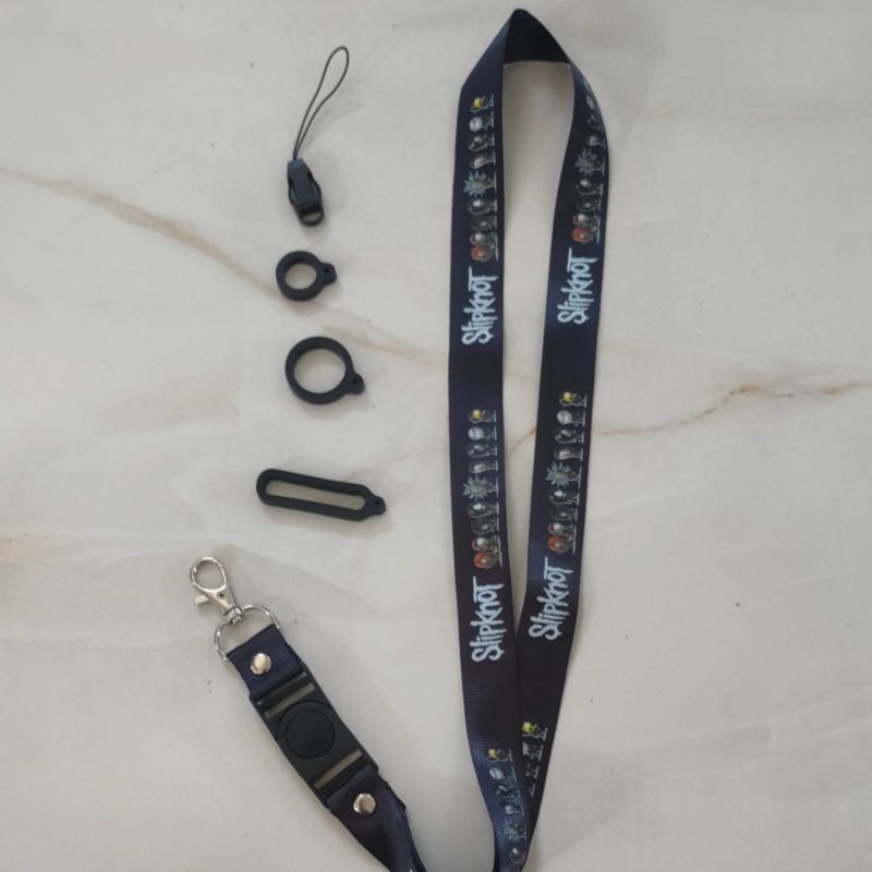

TALI LANYARD SLIPKNOT PERSONIL SILUET BAND METAL slip knot DISTRO Premium / gantungan kunci / gantungan id card / gantungan flashdisk / nametag hp name tag / handphone BEST SELLER COD i
