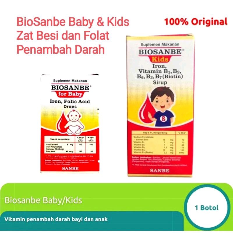 Biosanbe For Baby Drops - Biosanbe Kids Sirup