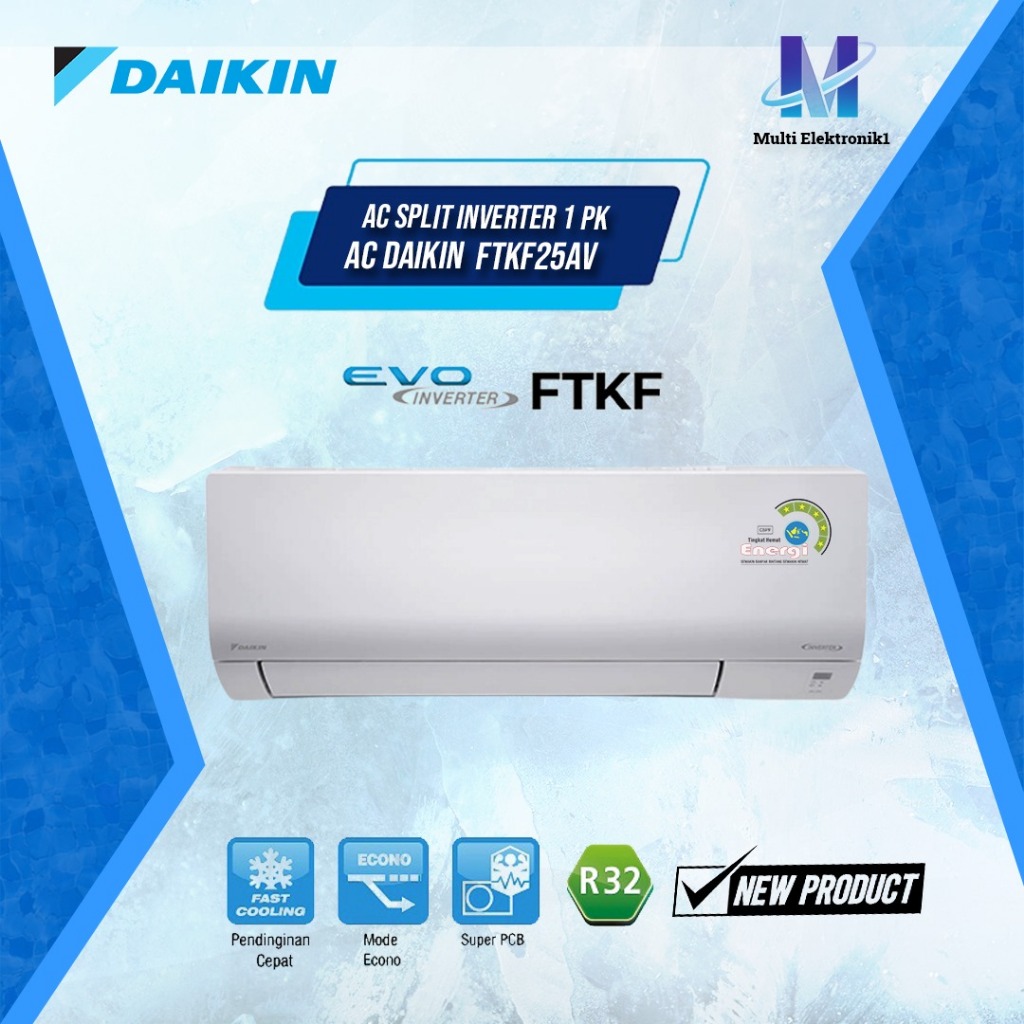 AC DAIKIN EVO INVERTER 1 PK - FTKF 25 LOW WATT