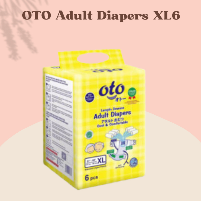 Oto Adult Diapers XL6 Popok dewasa perekat isi 6