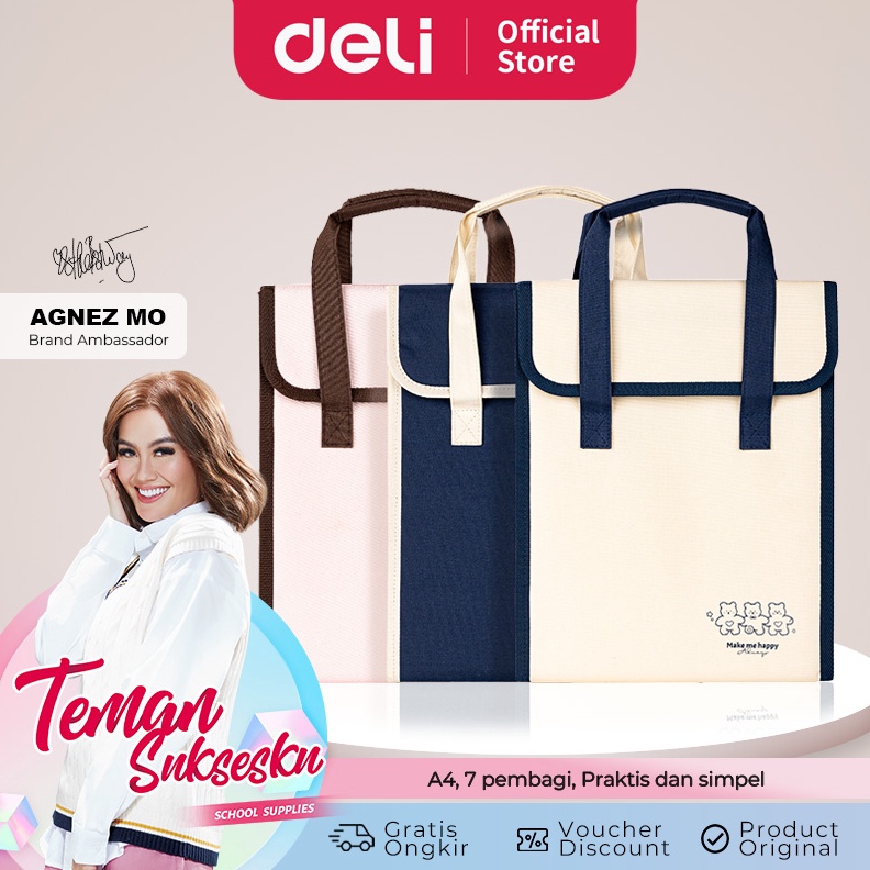 

12.12 SALE Deli Map Harmonika / Expanding File A4 7 Pembagi Gratis Index Tab P51 !!!