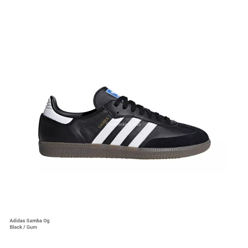 SEPATU ADIDAS SAMBA OG BLACK GUM B75807