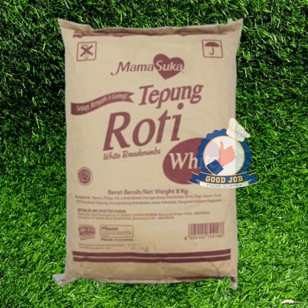 

MAMASUKA PANKO PUTIH Tepung Roti Ekonomis 8 Kg Halal │ Panir untuk Karage.
