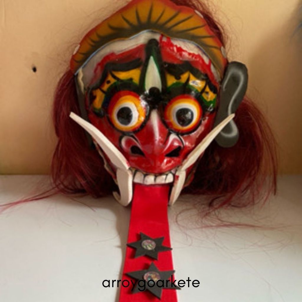 Topeng Leak Bali Rangda Bali Mainan Anak Topeng Jaranan Bahan Mika