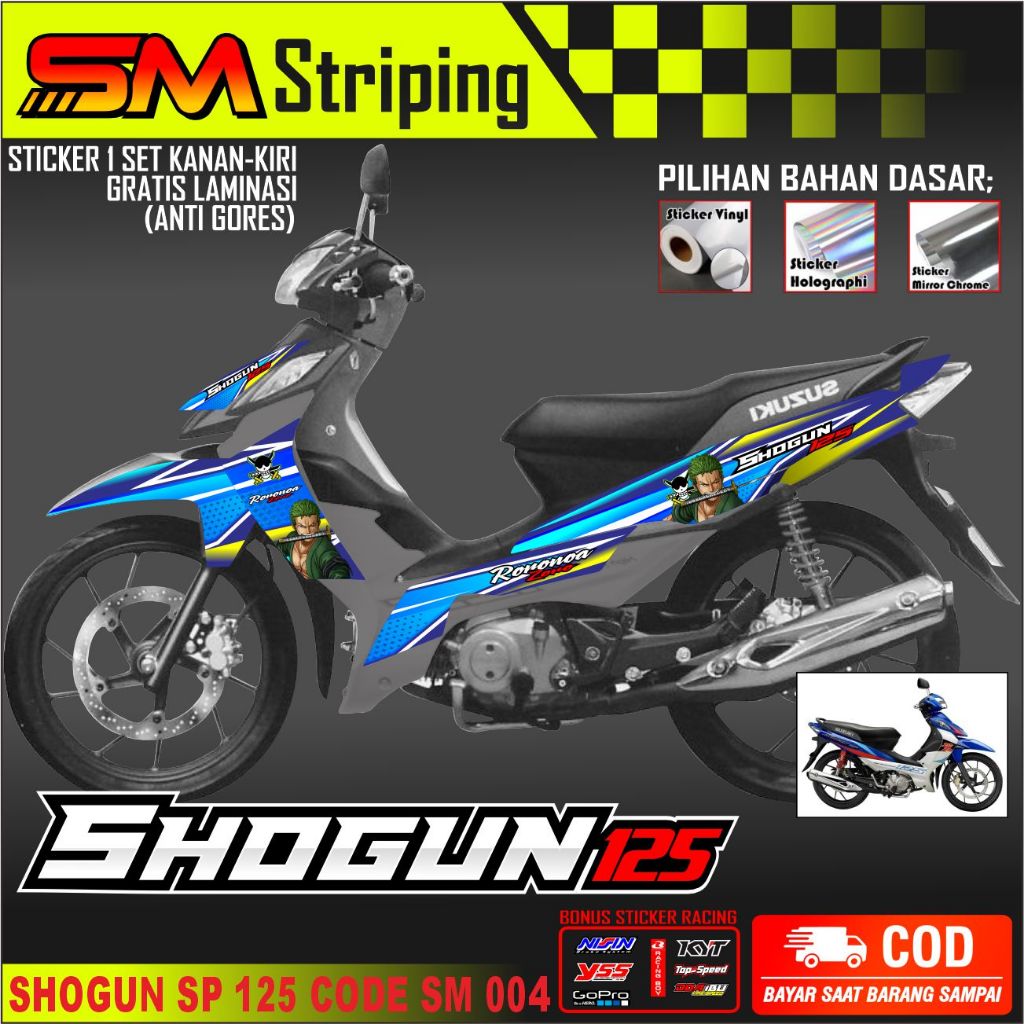 SHOGUN 125 striping SHOGUN 125 motor  SHOGUN SP 125 SM 004