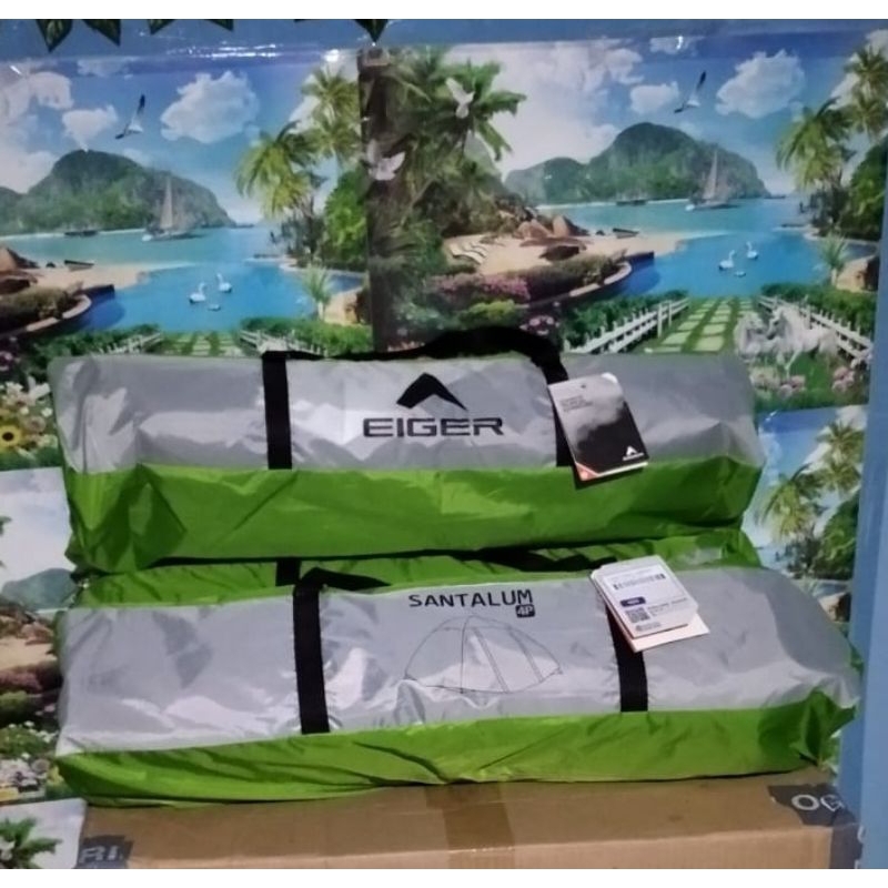 Tenda Eige. X- Santalum 4p baru original