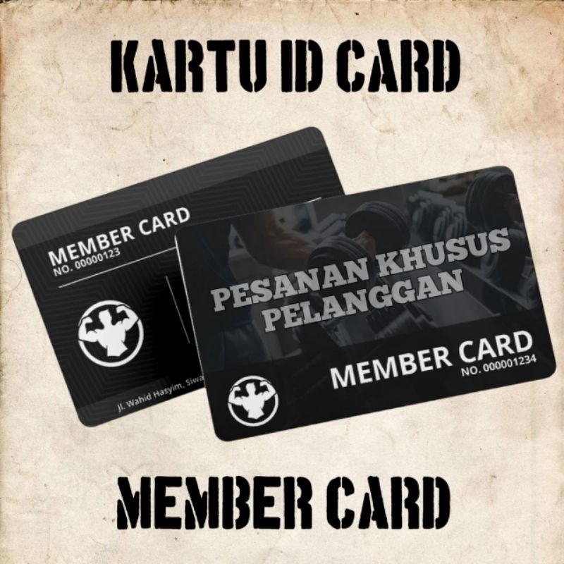 

ID CARD MEMBER KHUSUS TERBARU