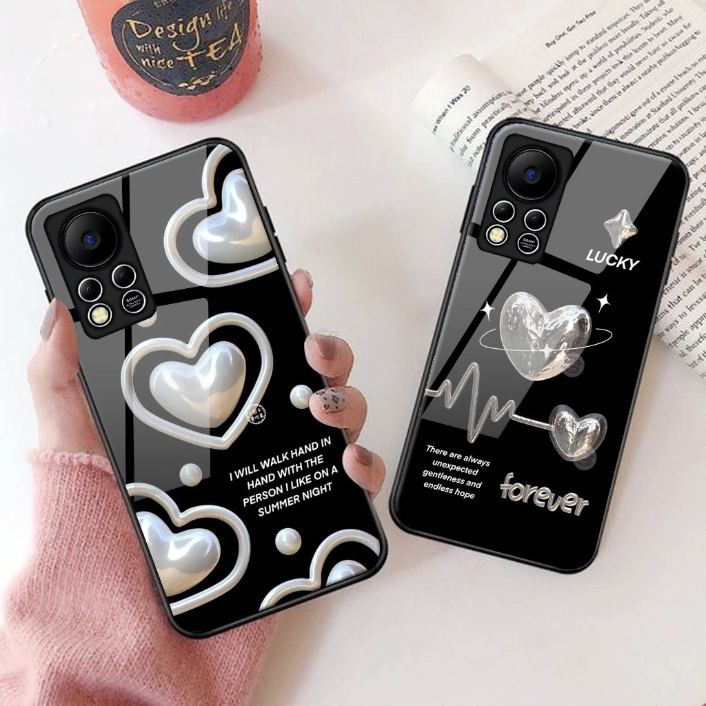 Case Kaca  Infinix hot 11S NFC  - Kesing Hp  Infinix hot 11S NFC -  Case Kaca Kilau  Infinix hot 11S