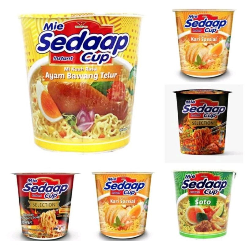 

MI SEDAAP CUP ALL VARIANT 81 GRAM