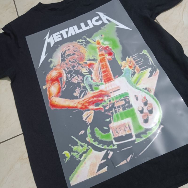 SABLON DTF BAND METALLICA SABLON RASTER DTF