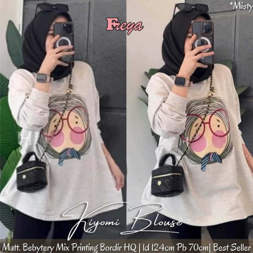 KAOS WANITA JUMBO LENGAN PANJANG KEKINIAN KOREAN STYLE  BAJU ATASAN WANITA JUMBO TERBARU VIRAL KEKIN
