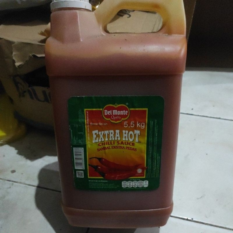 

Delmonte sambal jeregen extra hot 5.5kg