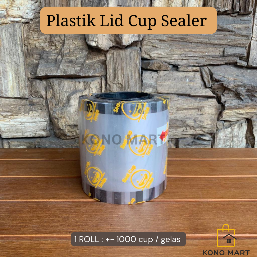 Plastik Lid Cup Sealer 1000 Cup / Tutup Gelas Plastik  / Sealer Gelas Plastik
