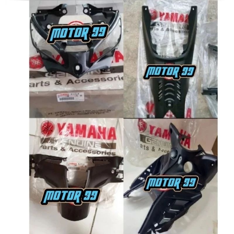 Cover body kasar jupiter mx new 135 hitam 4pcs ori ygp