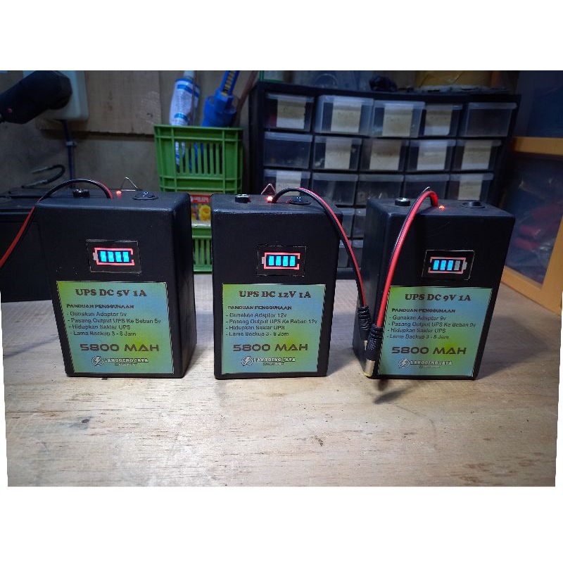 Mini UPS DC 12V/ 9V/ 5V