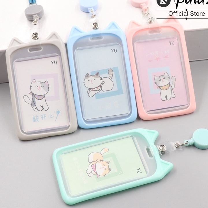 

Best Seller 【Puluz】 Lanyard ID Card & Name Tag Gantungan Tali kartu akses kantor mrt buswaay lanyard caro holder motlf kucing