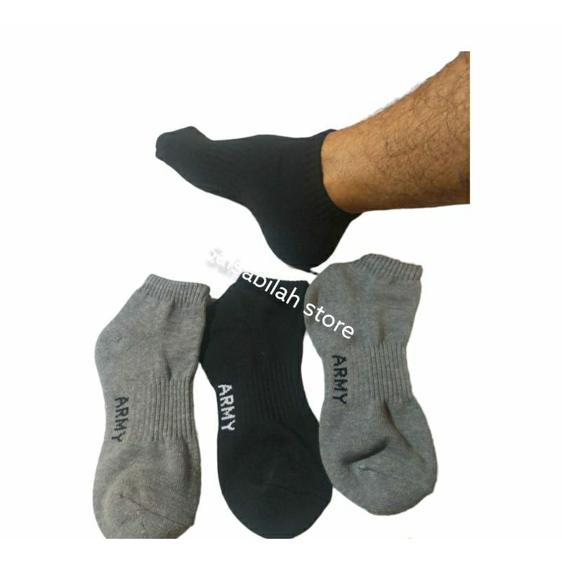 1 Pasang Kaos kaki olahraga uniseks double karet semata kaki