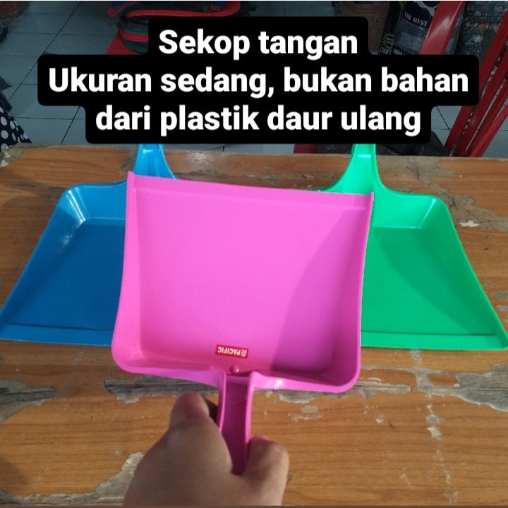 Sekrop sampah plastik / cikrak tangan / serokan / dustpan