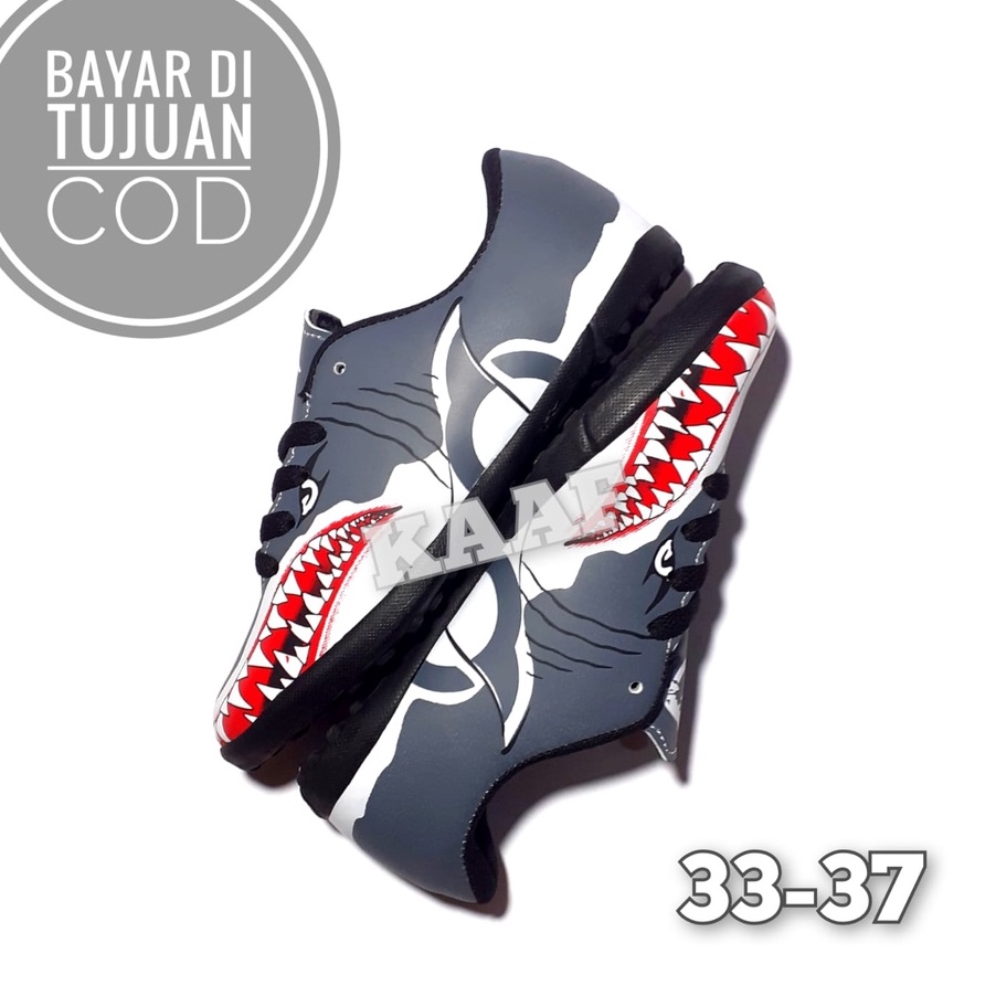 ✴BigSale✴ Sepatu Futsal Anak Ortuseight Catalyst Requin FG Red White I Grey White l Blue White l COD